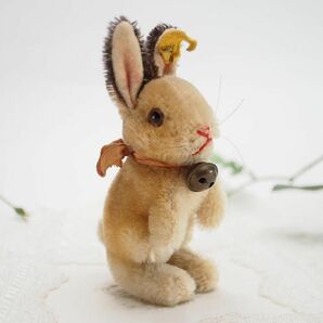 シュタイフ★Manni Rabbit 10cm★(最小サイズ)ウサギのマニー/兎/うさぎ★ビンテージ/アンティーク★Steiff