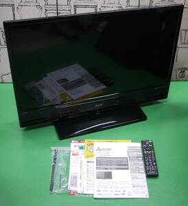 美品 三菱 32V型 ハイビジョン 液晶 テレビ LCD-A32BHR9 2017年 1TB HDD内蔵 BDレコーダー搭載 3チューナー USB外付けHDD録画対応 動作品