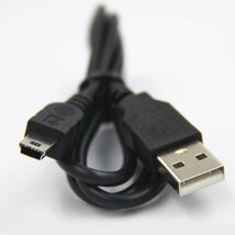 miniUSBケーブル ミニUSB Bコネクタ ブラック 給電 データ通信対応 USB2.0 HDD デジタルカメラ ドライブレコーダー MINIUSB80_画像3