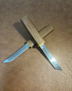 アウトドア 鋼刃 日本刀型 キャンプ 釣り 野外登山 プラスチック鞘ナイフ 