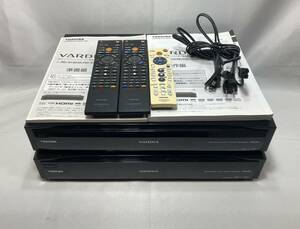 【即決】東芝 HDD&DVDレコーダー×2台 VARDIA RD-S304K / 取説書&B-CAS&リモコン付 / 初期化済 / TOSHIBA