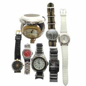 1円スタート 腕時計 まとめ7点セット SEIKO セイコー CASIO カシオ TIMEX タイメックス GIVENCHY ジバンシィ 他 クォーツ QZ 稼働品含