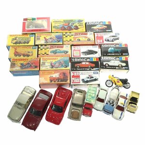 1円スタート ミニカー まとめ27点セット TOMICA トミカ MATCHBOX マッチボックス等 スポーツカー トレーラー等 ヴィンテージ 昭和 レトロ