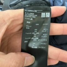 を1230 UNIQLO ユニクロ ウルトラライトダウン ダウンベスト S ネイビー 軽量ダウン コンパクトダウン インナーダウン_画像5