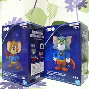 トムとジェリー フィギュアコレクション スーパーマン Tom and Jerry as SUPERMAN WB 100周年ver 2種セット 