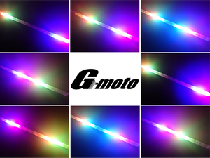 Z1-6RGB 流星 ナイトライダーtype LEDテープ CBX400F CBR400F CB250T CB400T CB250N CB400N ホーク2 スーパーホーク3 VF400 VTZ250汎用