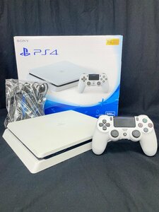 Y305 美品 SONY PlayStation4 CUH-2200A B02 500GB Glacier white 2018年製 本体 純正コントローラー 各種ケーブル付き 家庭用ゲーム機 PS4