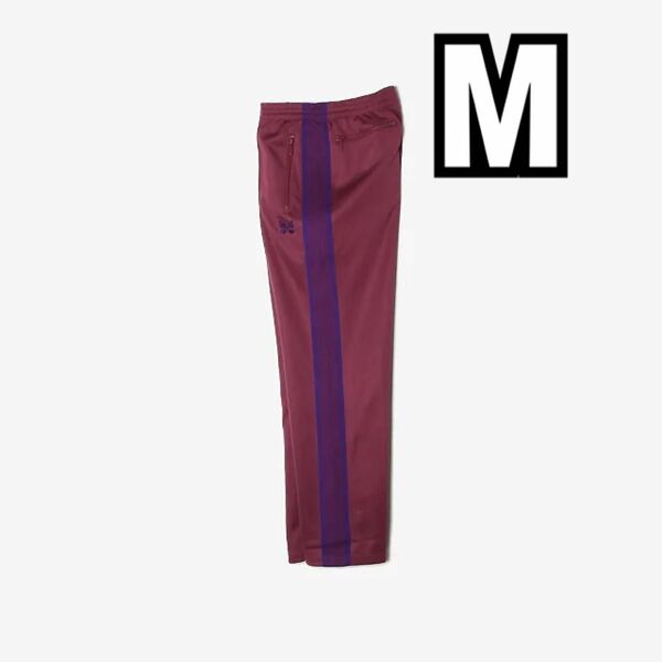 Needles Track Pant -Poly Smooth WINE M