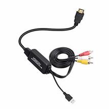 【訳有未使用】HDMI to RCA変換ケーブル HDMI to AVコンバータデジタル 3RCA/AV 変換…_C_670_画像6