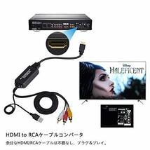 【訳有未使用】HDMI to RCA変換ケーブル HDMI to AVコンバータデジタル 3RCA/AV 変換…_C_670_画像7