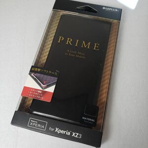 Xperia XZ3 手帳型ケース ブラック 0384