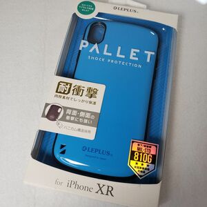 iPhone XR 対衝撃ハイブリッドケース スカイブルー 0814