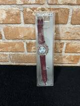 Swatch スウォッチ WINDMILL 1993年モデル WINDMILL スモールタイプの３針部が球面形状 赤_画像1