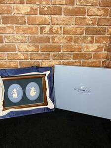 WEDGWOOD ウェッジウッド ダンシングアワー ジャスパー カメオ 壁飾り 壁掛け 額縁 額装