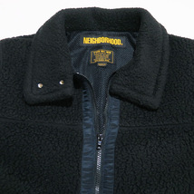 NEIGHBORHOOD ネイバーフッド 18AW B-3B/E-JKT 182TSNH-JKM04 B-3タイプ フライト ボア ジャケット ブラック アウター Jaz_画像3