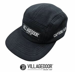 即完売 captains helm villagedoor コラボ fleece jet cap ブラック キャプテンズヘルム　ヴィレッジドア　アウトドア　フィッシング