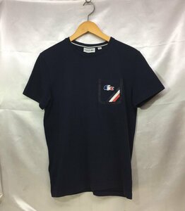 LACOSTE ラコステ 『French Sporting Spirit』 Tシャツ トリコロールカラープリント TH7597 サイズ：S カラー：ネイビー