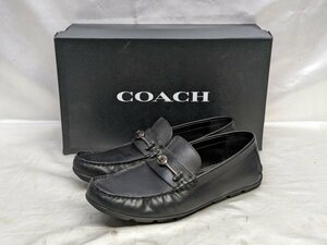 COACH Coach MOTT DRIVER driving shoes bit Loafer FG2984 size :26cm color : black 