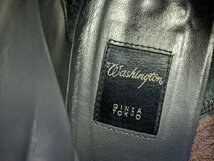 WASHINTON GINZA TOKYO ワシントン サイドジップロングレザーブーツ 日本製 サイズ：22.5cm カラー：ブラウン_画像5