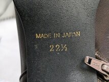 WASHINTON GINZA TOKYO ワシントン サイドジップロングレザーブーツ 日本製 サイズ：22.5cm カラー：ブラウン_画像6