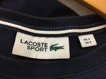 LACOSTE ラコステ 『French Sporting Spirit』 Tシャツ トリコロールカラープリント TH7597 サイズ：S カラー：ネイビー_画像4