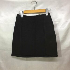 [ не использовался с биркой ] обычная цена 39000 иен J&R J&R мутон мех юбка размер :M цвет : черный женский 