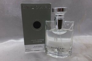 BVLGARI ブルガリ pour Homme extreme EDT イタリア製 100ml 香水 残量8割 箱付 香水