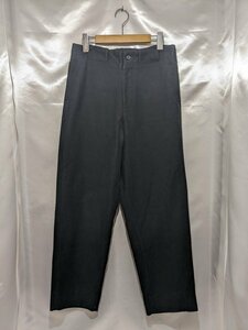 nonnotte 23AW ノノット ハイカウントモールスキン signature baggy trousers シグネチャーバギーパンツ N-23A-007 サイズ3 ブラック