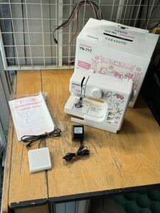 【動画あり↓】JANOME コンパクトミシン ハローキティ YN-777 サンリオ ジャノメ 電動ミシン Sanrio HELLO KITTY ミシン