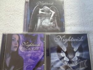 Nightwishナイトウィッシュ オリジナルアルバムCD3枚セット「ONCE」「Dark Passion Play」「BLESS THE CHILD」