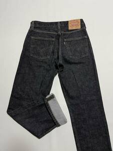 ★USA製 美品 90s 00s 2001年製 Levi's メンズ W30 先染めブラック 黒 501 デニムパンツ / リーバイス オールド ボタンフライ ヴィンテージ