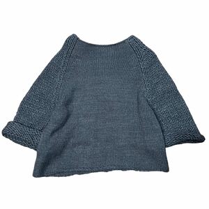 希少 RARE 14aw Yohji Yamamoto ヨウジヤマモト knit ニット 半袖 レディース domestic archive アーカイブ