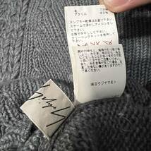 希少 RARE 14aw Yohji Yamamoto ヨウジヤマモト knit ニット 半袖 レディース domestic archive アーカイブ_画像7