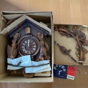 ※015 時計店在庫品 未使用品 ジャンク品 POPPO 本打式鳩時計 手塚時計