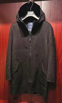 最高峰*定価24万◆イタリア*ローマ発*ROBERT CAVANI/ロベルトカバーニ*最上級バージン‐ウール・100% virgin wool・モッズコート*50/XL_画像10