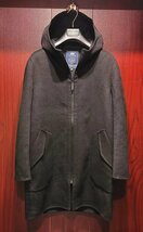 最高峰*定価24万◆イタリア*ローマ発*ROBERT CAVANI/ロベルトカバーニ*最上級バージン‐ウール・100% virgin wool・モッズコート*48/L_画像2