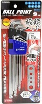 E-Value 六角レンチセット ELSW09SL 9本 ボールポイント形状 六角棒レンチ レンチホルダー 工具_画像3