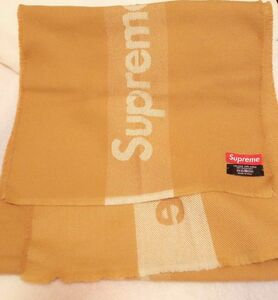 スーパー　レア　supreme シュプリーム 2013　AW Woven Scarf マフラー　ウール　WOOL　スカーフ