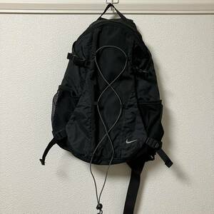 00's NIKE SLING BAG スリングバッグ ワンショルダーバッグ カバン 鞄 ブラック リップストップ tech系 テック系 y2k