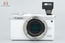 １円出品 Canon キヤノン EOS M200 ダブルズームキット ホワイト 元箱付き【オークション開催中】_画像4