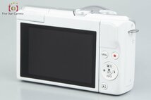 １円出品 Canon キヤノン EOS M200 ダブルズームキット ホワイト 元箱付き【オークション開催中】_画像3