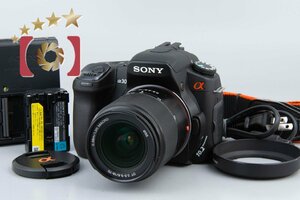 【中古】SONY ソニー α300 DSLR-A300 ブラック 18-70 レンズキット