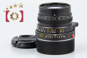 1円出品 Leica ライカ SUMMICRON-M 50mm f/2 ブラック E39 第4世代【オークション開催中】