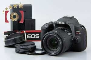１円出品 Canon キヤノン EOS Kiss X10 EF-S 18-55 IS STM レンズキット ブラック【オークション開催中】