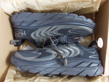 新品 未使用　Satisfy×HOKA 　CLIFTON LS　HOKA ONE ONE　ホカオネオネ サティスファイ クリフトン コラボ　 Forged Iron/Black_画像1