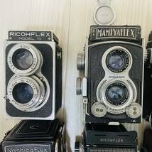 カメラ まとめ セット フィルムカメラ 二眼カメラ 6点 動作未確認　RICOHFLEX Yashicaflex MAMIYAFLEX_画像2