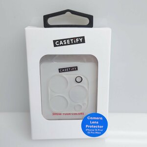 【86】未使用 CASETiFY カメラレンズ プロテクター iPhone15Pro/iPhone15ProMax用 カメラレンズ保護 レンズカバー