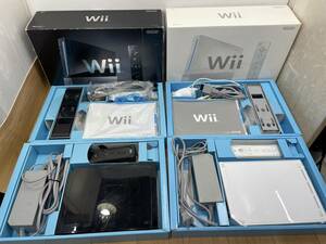 送料無料S82104 任天堂 Nintendo Wii 本体 RVL-001(JPN) ホワイト ブラック リモコン付き 2点セット品 ゲーム機 