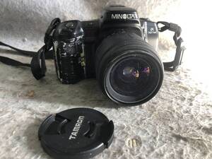 ジャンク K-018 MINOLTA/ミノルタ　α707si カメラ　レンズ　TAMRON AF 28-80mm 1:3.2-5.6 一眼レフカメラ フィルムカメラ