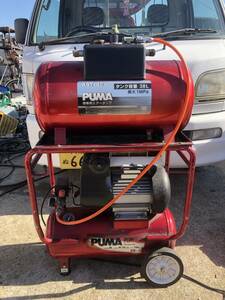  operation goods K-138 FUJIWARA PUMA portable sub air tanker AST-40 38L extension air tanker oil less air compressor 100V SR-201 30L